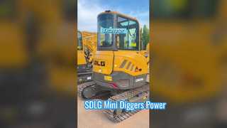Mini excavadoras pequeñas SDLG